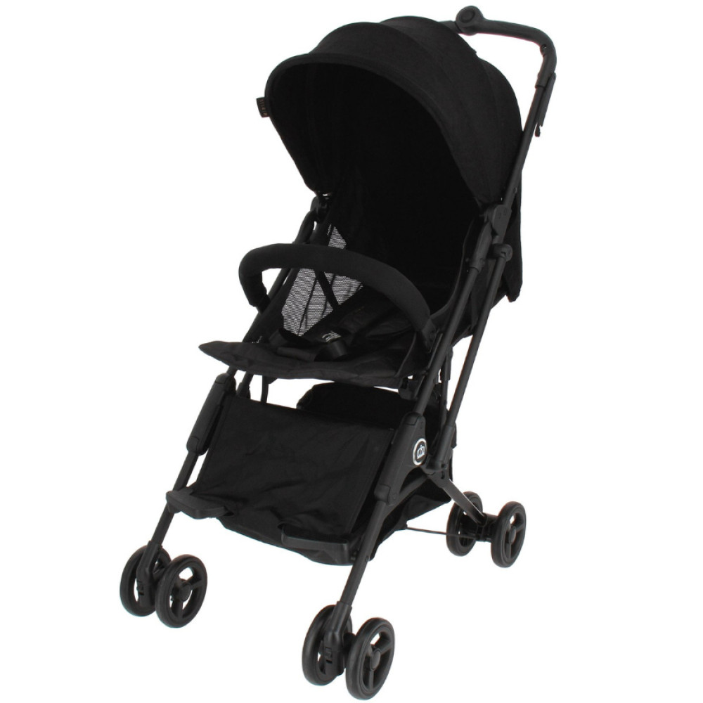 Mimosa Cabin City+ Backpack Stroller - Jet Set Black (Extended Canopy)